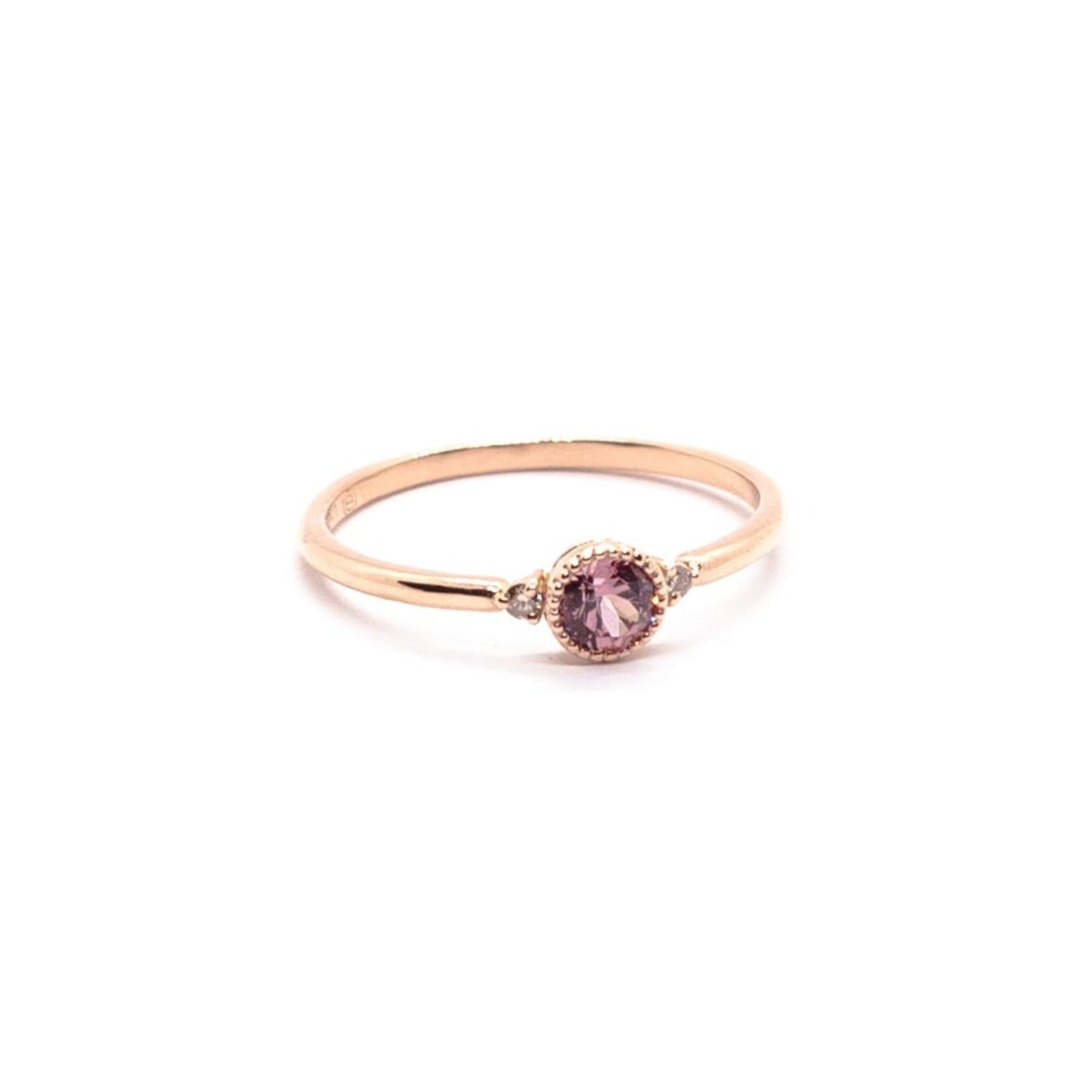 Bague Justine Grenat Malaya