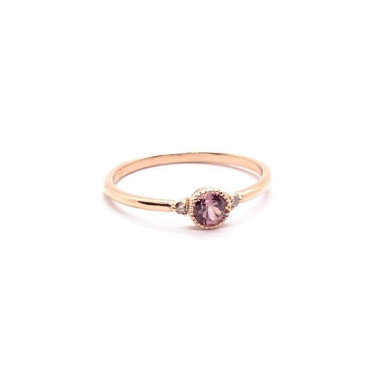 Bague Justine Grenat Malaya