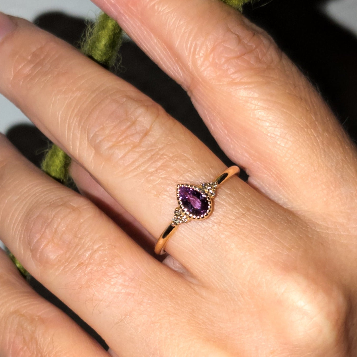 Bague mini Thida poire