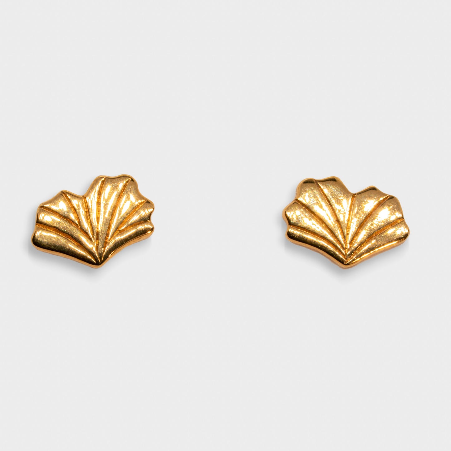 Boucles d’oreilles gingko mini Numéro Trois à Cinq