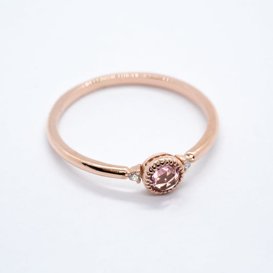 Bague Justine Grenat Malaya rosecut