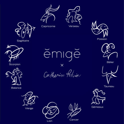 "Médailles signes du zodiaque argent 925 - Collection complète Catherine Potvin"