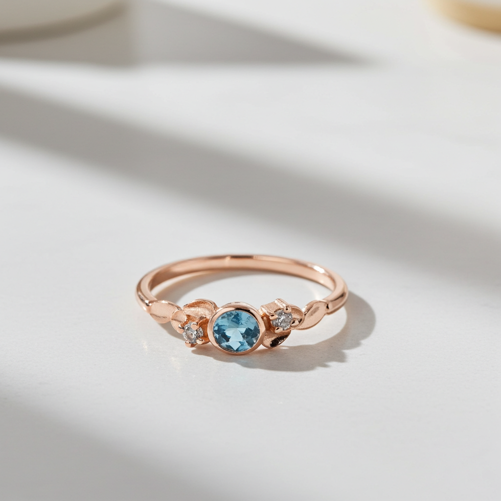 Bague Ariane détail sertissage saphirs 1,5mm