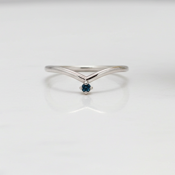 Bague Gwen 1 pierre topaze