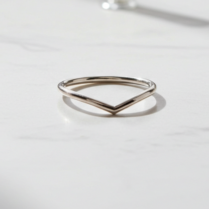 Bague Gwen argent 925 design délicat empilable