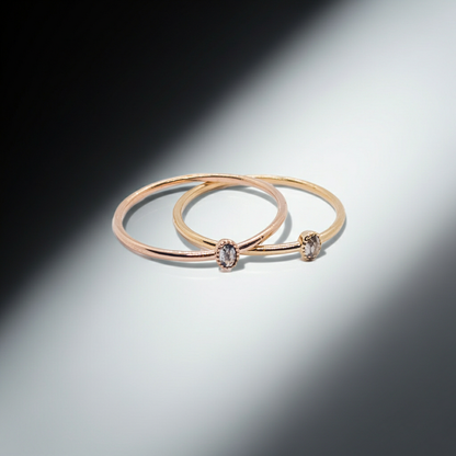 Bague Manon Ovale en or 18K