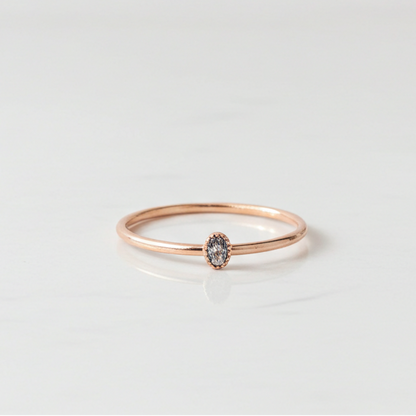 Bague Manon Ovale en or 18K