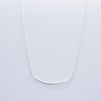 Collier argent 925 minimaliste porté femme