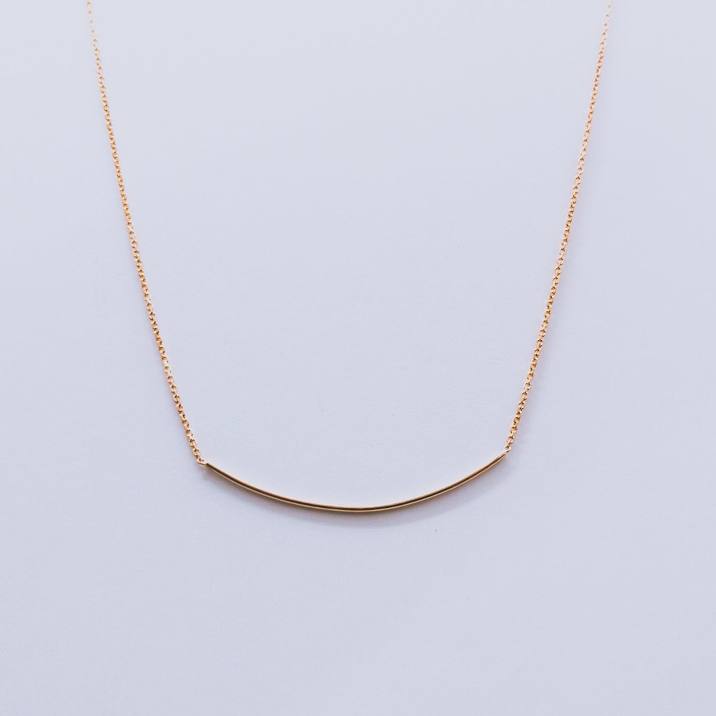 Number Four Necklace in 18K Gold