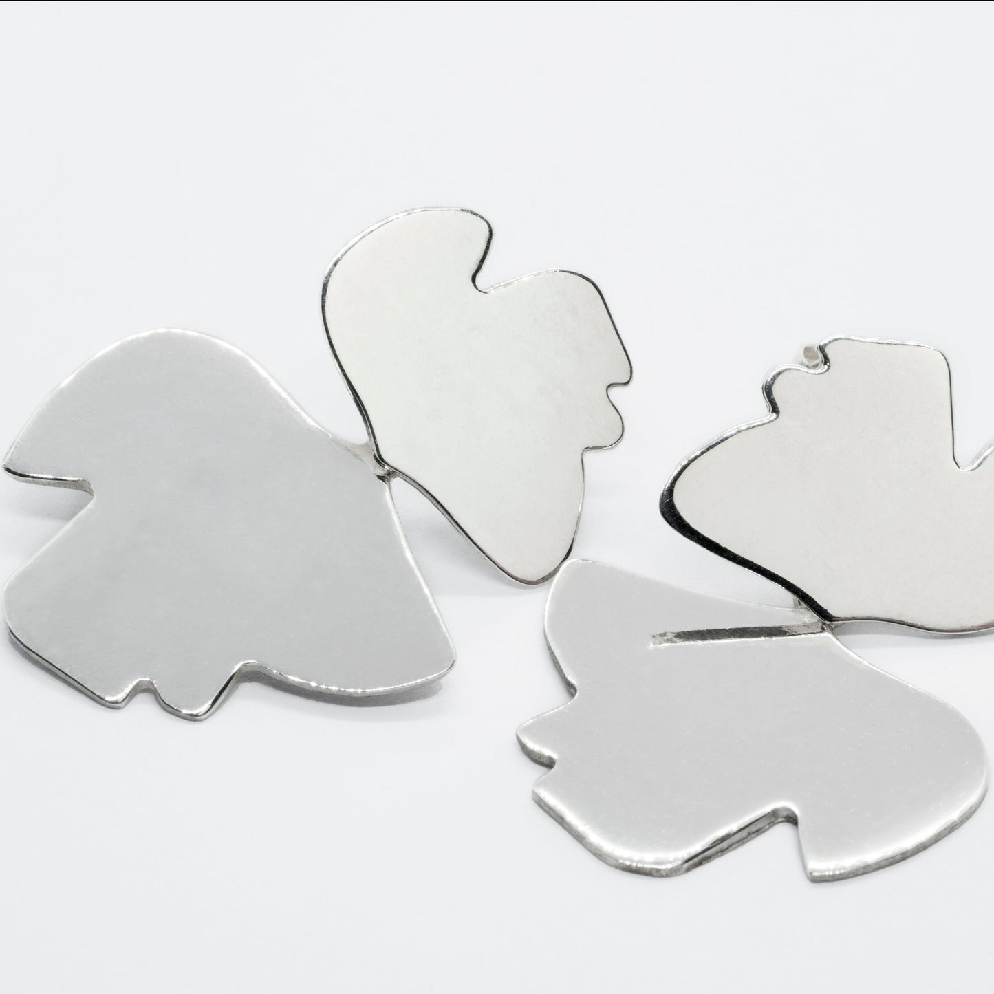 Boucles d'oreilles numero neuf en argent 925 - transformables