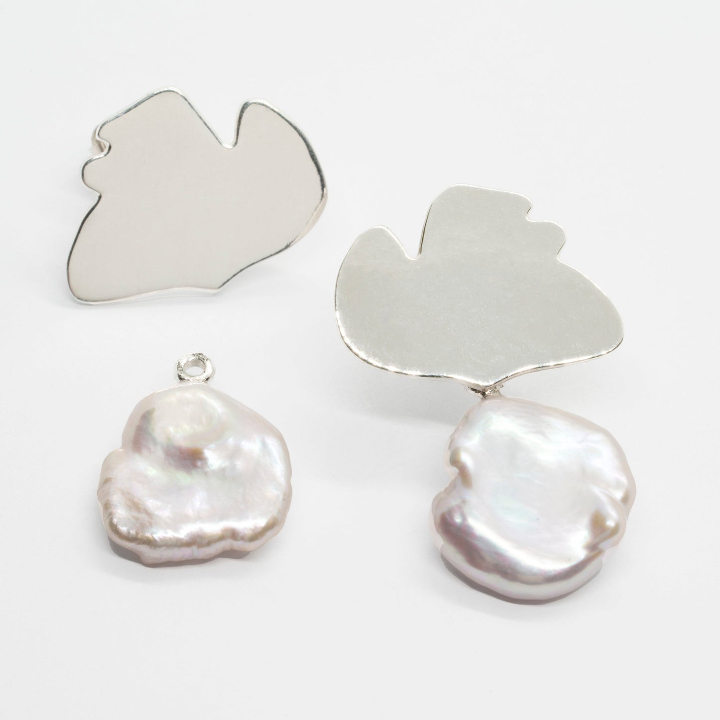 Boucles d'oreilles numero neuf en argent 925 - transformables