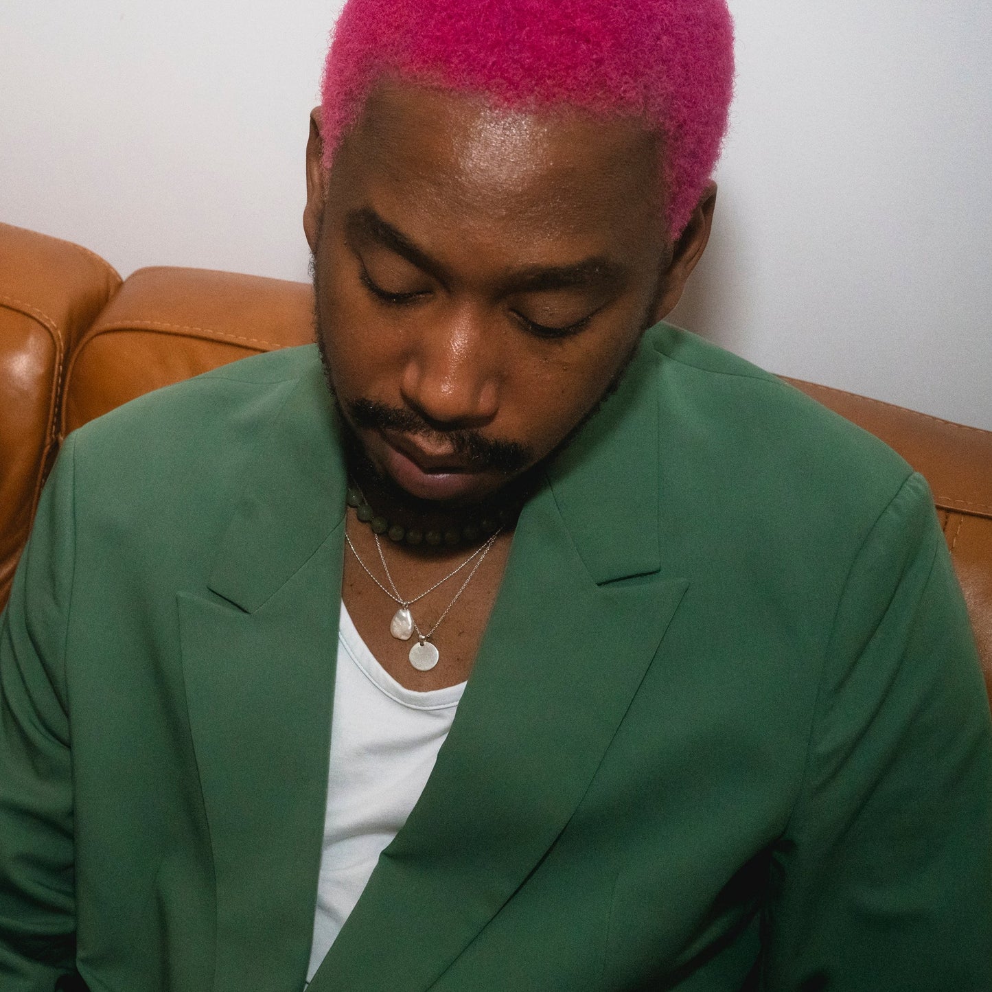 Collier maxi argent 925 porté homme